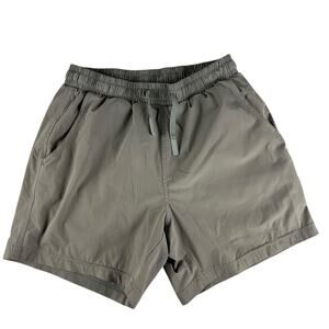 BEARBOTTOM Shorts Mens Small Gray Elastic Stretch 5.5” Inseam Flap Pocket